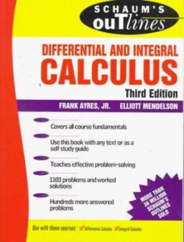 Paperback Schaum's Outline of Theory and Problems of Differential and Integral Calculus Book