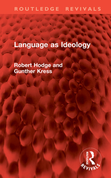 Hardcover Language as Ideology Book