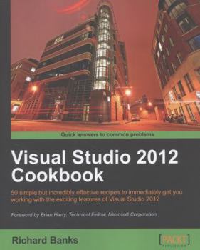 Paperback Visual Studio 2012 Cookbook Book