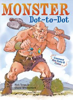 Paperback Monster Dot-To-Dot Book