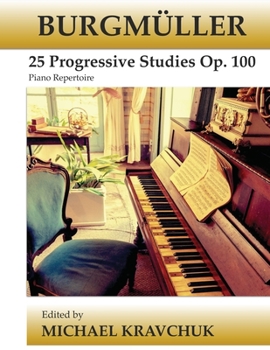 Paperback Burgm?ller 25 Progressive Studies Op. 100 Book