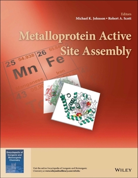 Hardcover Metalloprotein Active Site Assembly Book