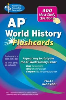 Paperback AP World History Flashcards Book