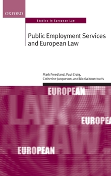 Hardcover Public Employment Services and European Law Book