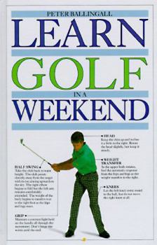 Hardcover Learn Golf in a Weekend Book