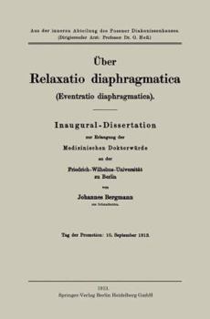 Uber Relaxatio Diaphragmatica (Eventratio Diaphragmatica)