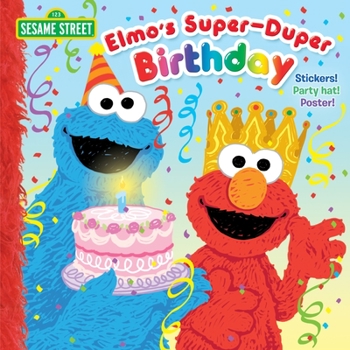 Paperback Elmo's Super-Duper Birthday Book