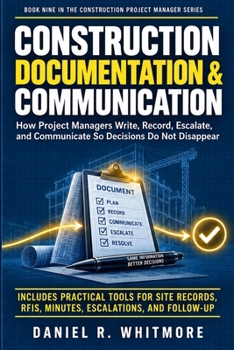 CONSTRUCTION DOCUMENTATION & COMMUNICATION: How Project Managers Write, Record, Escalate, and Communicate So Decisions Do Not Disappear