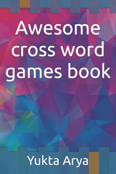 Paperback Awesome cross word games book