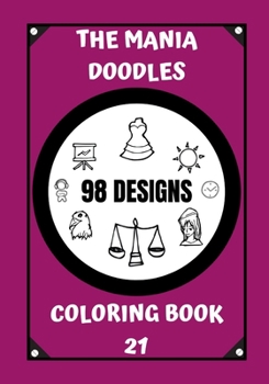 Paperback Coloring Book: The Mania Doodles Book