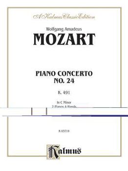 Paperback Piano Concerto No. 24 in C Minor, K. 491 (Kalmus Edition) Book