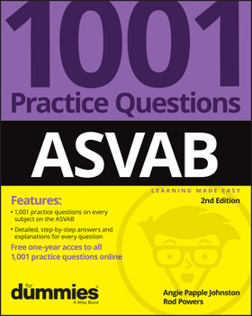 Paperback Asvab: 1001 Practice Questions for Dummies (+ Online Practice) Book