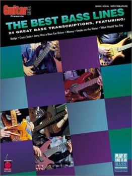 Paperback The Best Bass Lines: 24 Great Bass Transcriptions Book