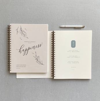 Surround Yourself with Happiness Journal // Gratitude and Positivity Journal, Mindfulness Journal, Self Care Journal, Anxiety Journal, Reflection Journal