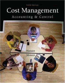Hardcover Cost Management: Accounting and Control Book