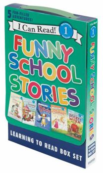 Hardcover Funny School Stories: Learning to Read Box Set: A Box of 5 Books for Beginning Readers Book