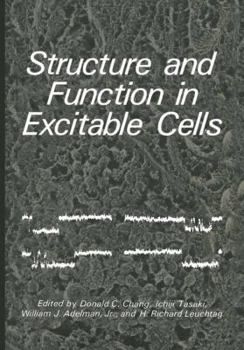 Paperback Structure and Function in Excitable Cells Book