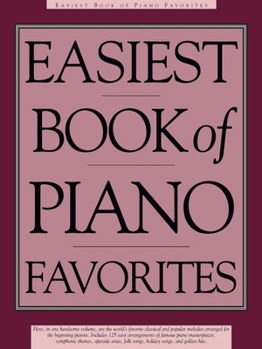 Paperback Easiest Book of Piano Favorites: The Library of Series Book