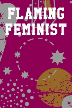 Paperback Flaming Feminist: Blank Ukelele Tab Notebook 6"x9" 120 Pages Book