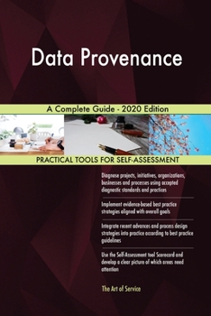 Paperback Data Provenance A Complete Guide - 2020 Edition Book