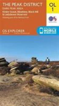 Map OS Explorer Map OL1 The Peak District: Dark Peak Area Book