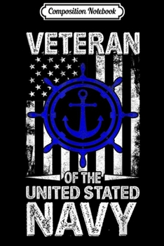 Composition Notebook: US Navy Veteran USA Flag  Journal/Notebook Blank Lined Ruled 6x9 100 Pages