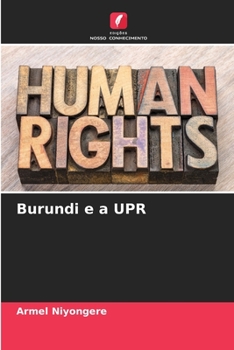 Paperback Burundi e a UPR [Portuguese] Book