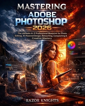 Paperback Mastering Adobe Photoshop 2026: The Ultimate A-Z Professional Blueprint for Photo Editing, AI-Powered Design, Retouching, Compositing & Creative Maste Book
