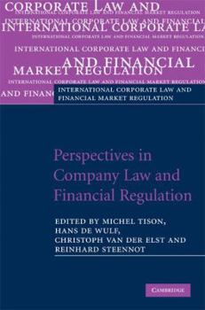 Hardcover Perspectives in Company Law and Financial Regulation: Essays in Honour of Eddy Wymeersch Book