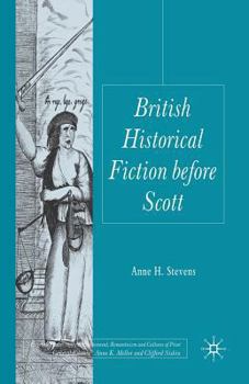 Paperback British Historical Fiction Before Scott Book