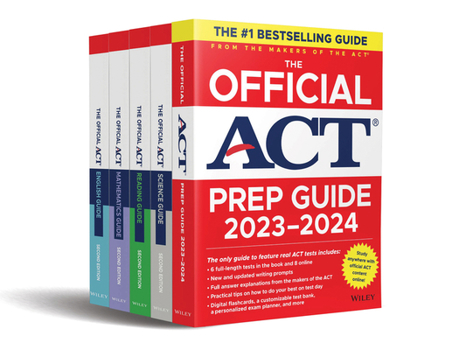 Paperback The Official ACT Prep & Subject Guides 2023-2024 Complete Set: Includes the Official ACT Prep, English, Mathematics, Reading, and Science Guides + 8 P Book