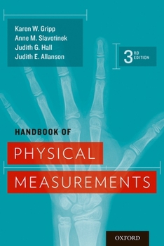 Paperback Handbook of Physical Measurements (Updated, Revised) Book