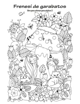 Paperback Frenesí de garabatos libro para colorear para adultos 2 [Spanish] Book