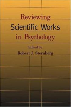 Paperback Reviewing Scientific Works in Psychology Book