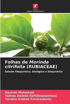 Paperback Folhas de Morinda citrifolia (RUBIACEAE) [Portuguese] Book