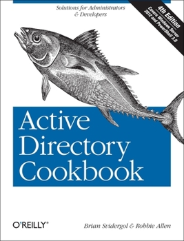 Paperback Active Directory Cookbook: Solutions for Administrators & Developers Book