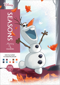 Paperback Disney Mystery Coloring: Seasons Book