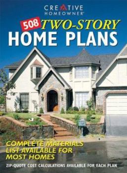 Paperback 508 Two-Story Home Plans Book