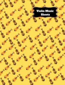 Paperback Violin Music Sheets: Music Manuscript Paper, Staff Paper, large Music Notebook 12 Staves, letter size, A4, 100 pages (Music Composer Book) Book