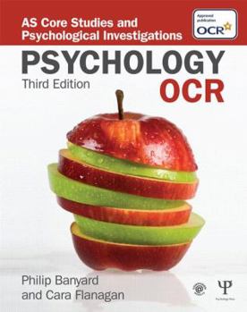 Paperback OCR Psychology: As Core Studies and Psychological Investigations Book