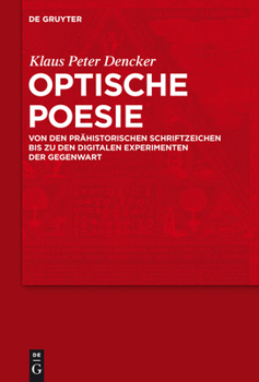 Hardcover Optische Poesie [German] Book