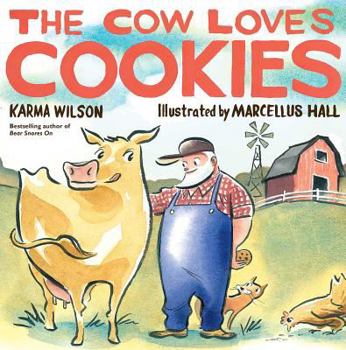 Hardcover The Cow Loves Cookies Book