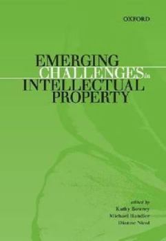 Paperback Emerging Challenges in Intellectual Property Book