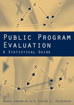 Paperback Public Program Evaluation: A Statistical Guide Book