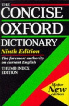 Hardcover The Concise Oxford Dictionary of Current English Book