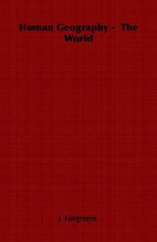 Paperback Human Geography - The World Book