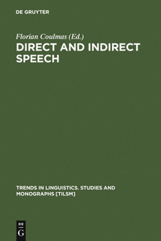 Hardcover Direct and Indirect Speech Book