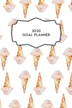 Paperback 2020 Goal Planner: 2020 Dated Goal Planner Focus Weekly Monthly Book