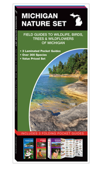 Pamphlet Michigan Nature Set: Field Guides to Wildlife, Birds, Trees & Wildflowers of Michigan Book