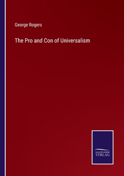 Paperback The Pro and Con of Universalism Book